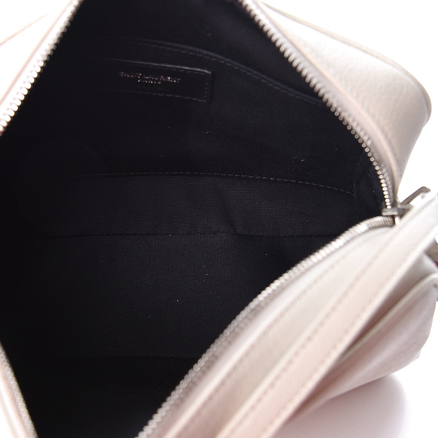 Lambskin Monogram Small Lou Camera Bag Icy White