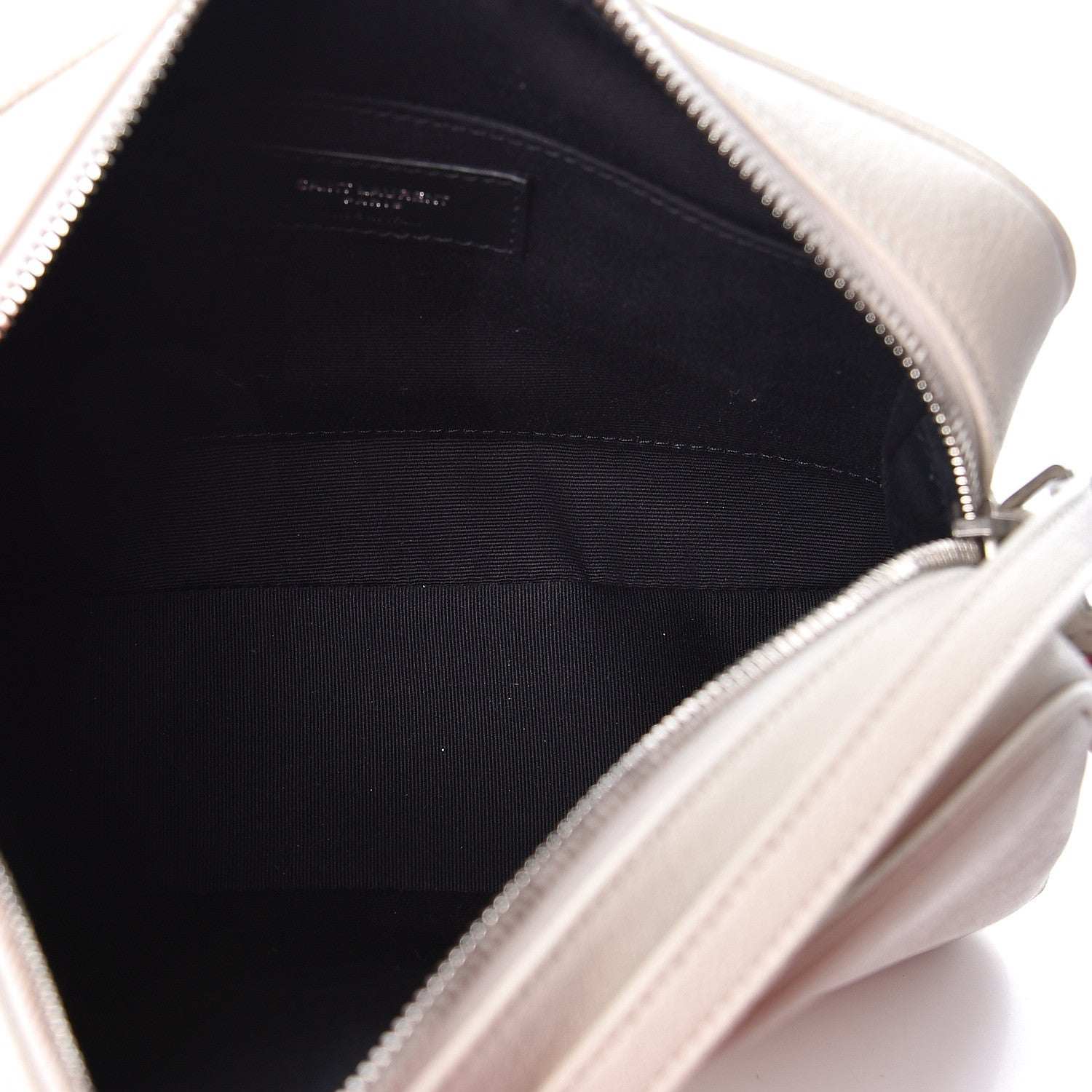 Saint Laurent Lambskin Monogram Small Lou Camera Bag Icy White 5 of 9