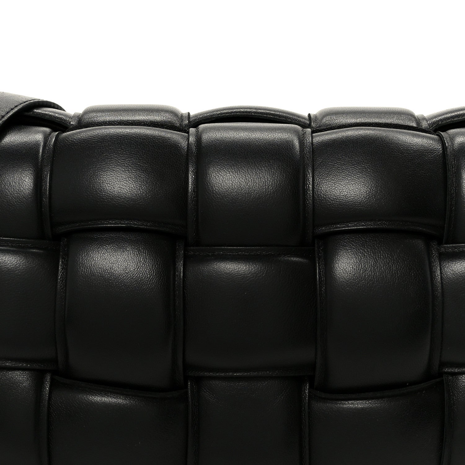 Bottega Veneta Nappa Maxi Intreccio Padded Cassette Crossbody Bag Black 10 of 12