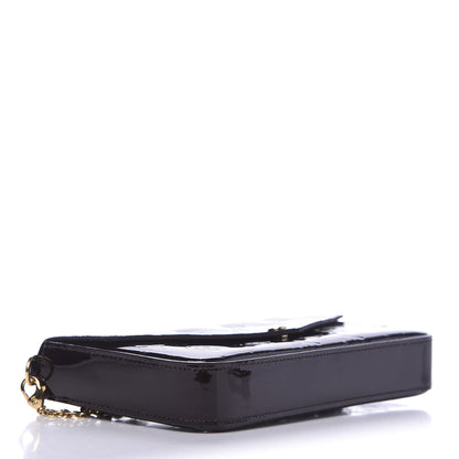 Louis Vuitton Vernis Pochette Felicie Chain Wallet Amarante 3 of 9