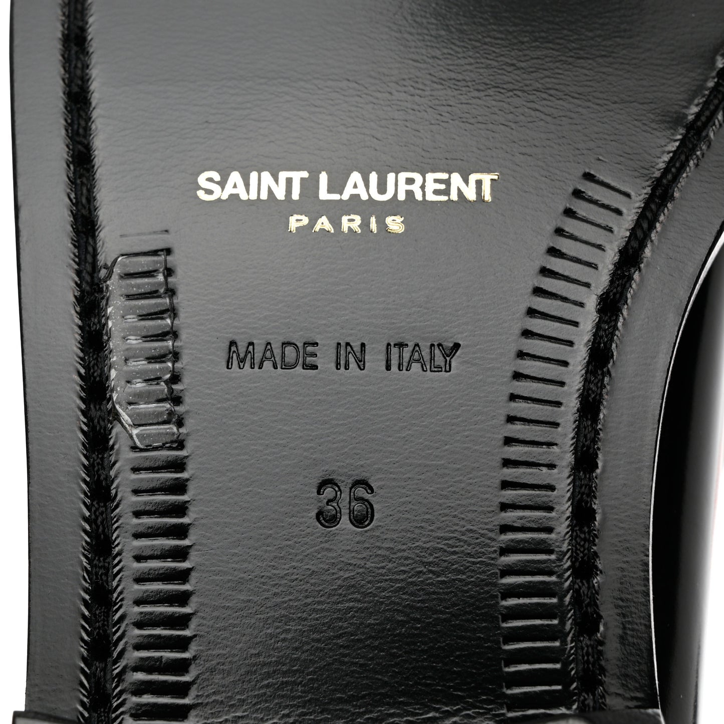 Calfskin Penny Loafers 36 Black