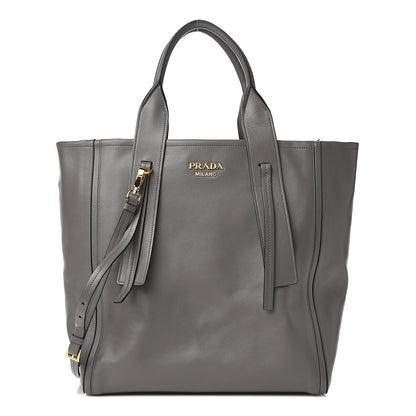 Prada Grace Lux Light Medium Ouverture Shoulder Bag Marmo 1 of 9