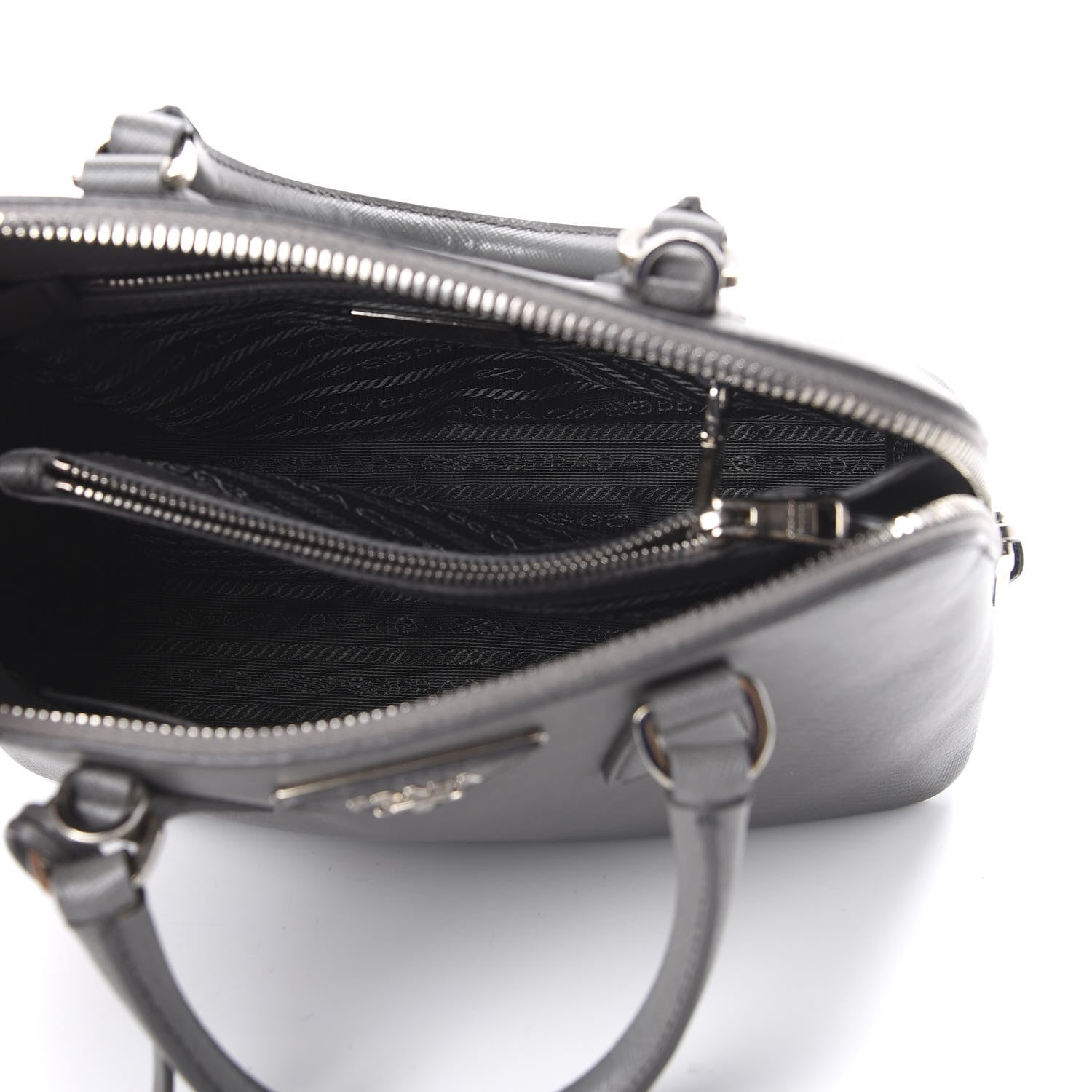 Prada Saffiano Lux Small Promenade Tote Marmo 5 of 9