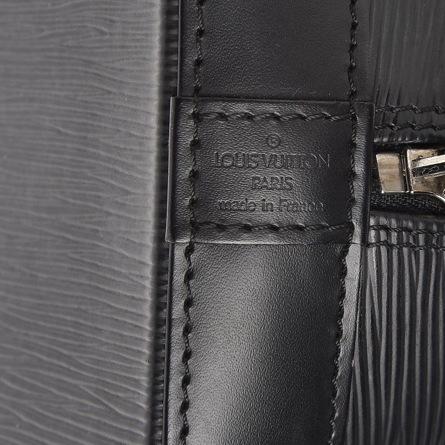 Louis Vuitton Epi Alma PM Black 6 of 8