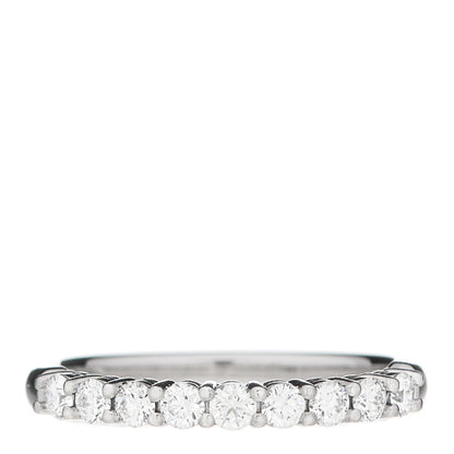 Tiffany Platinum Diamond .27ct 2.2mm Half Circle Embrace Band Ring 47 4 1 of 6