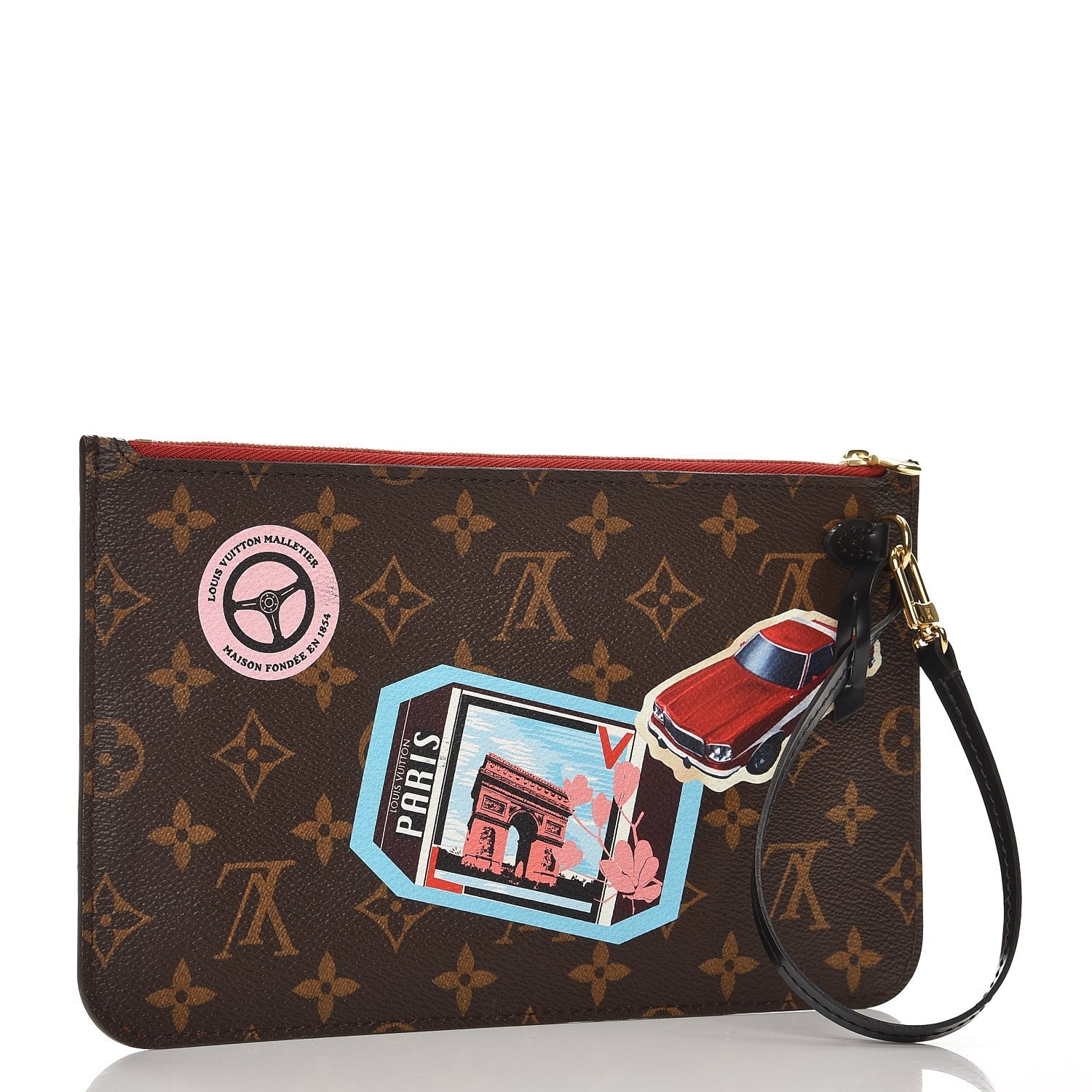 Louis Vuitton Monogram World Tour Neverfull MM GM Pochette 3 of 7