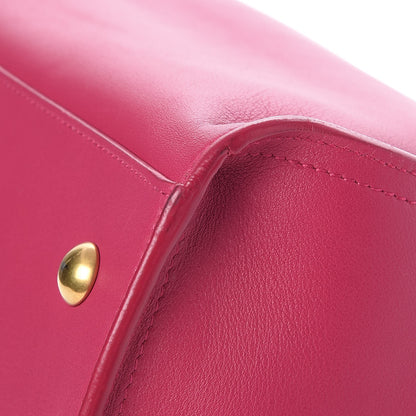 Saint Laurent Calfskin Small Classic Y Cabas Fuchsia 14 of 15