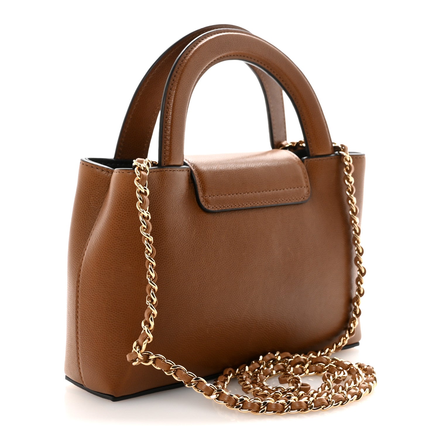 Chanel Caviar Nano Kelly Shopper Camel 3 of 10