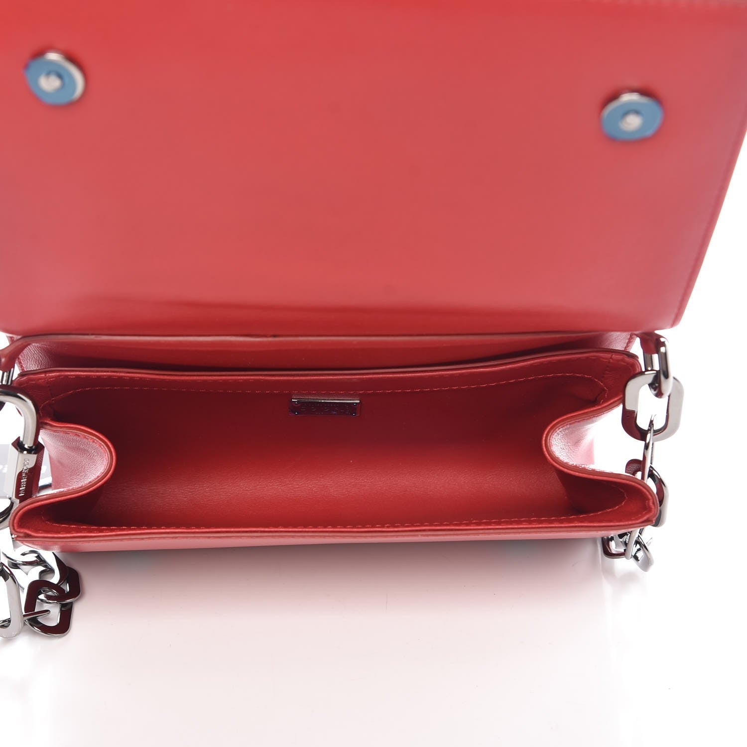 Dolce & Gabbana Nappa Quilted DG Shoulder Bag Red 5 of 6