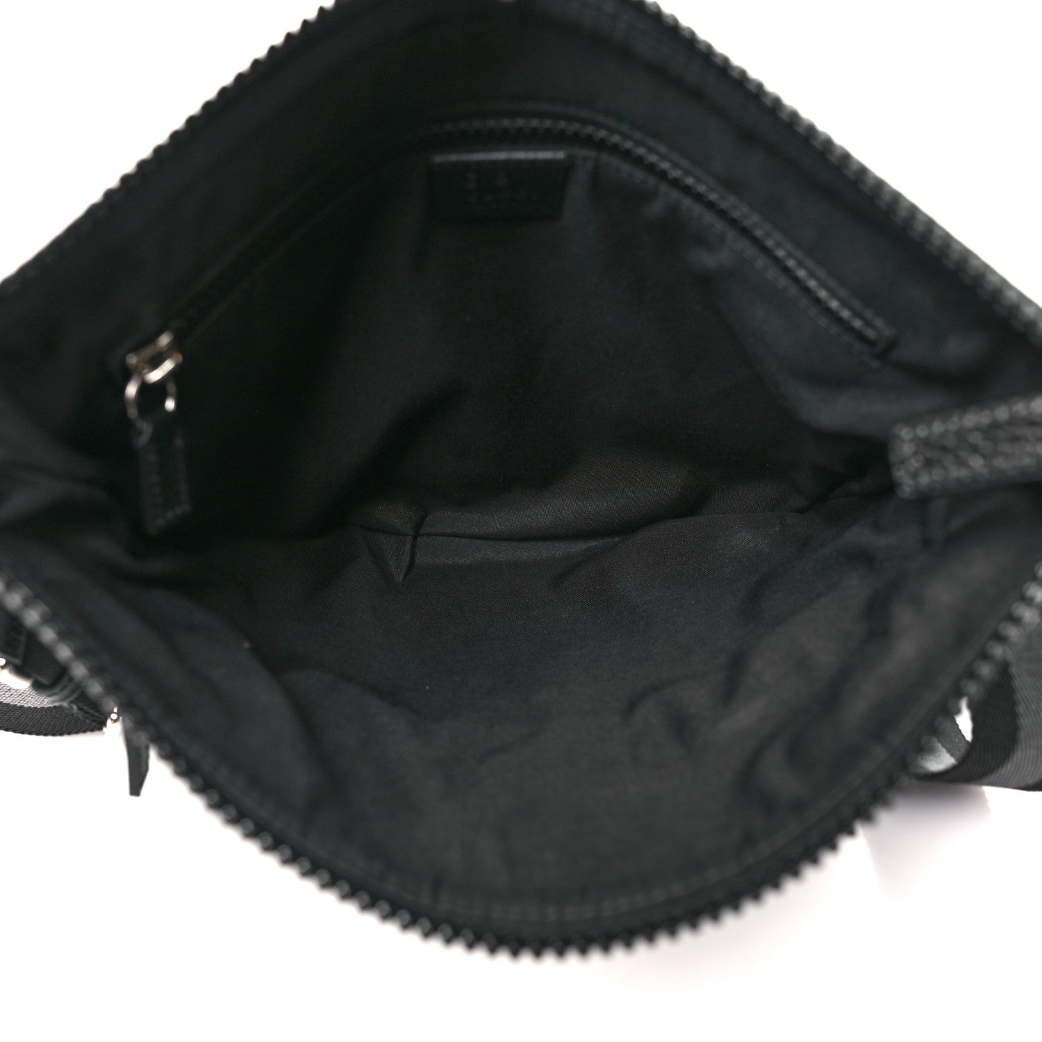Gucci Nylon Monogram Small Flat Messenger Bag Black 4 of 9