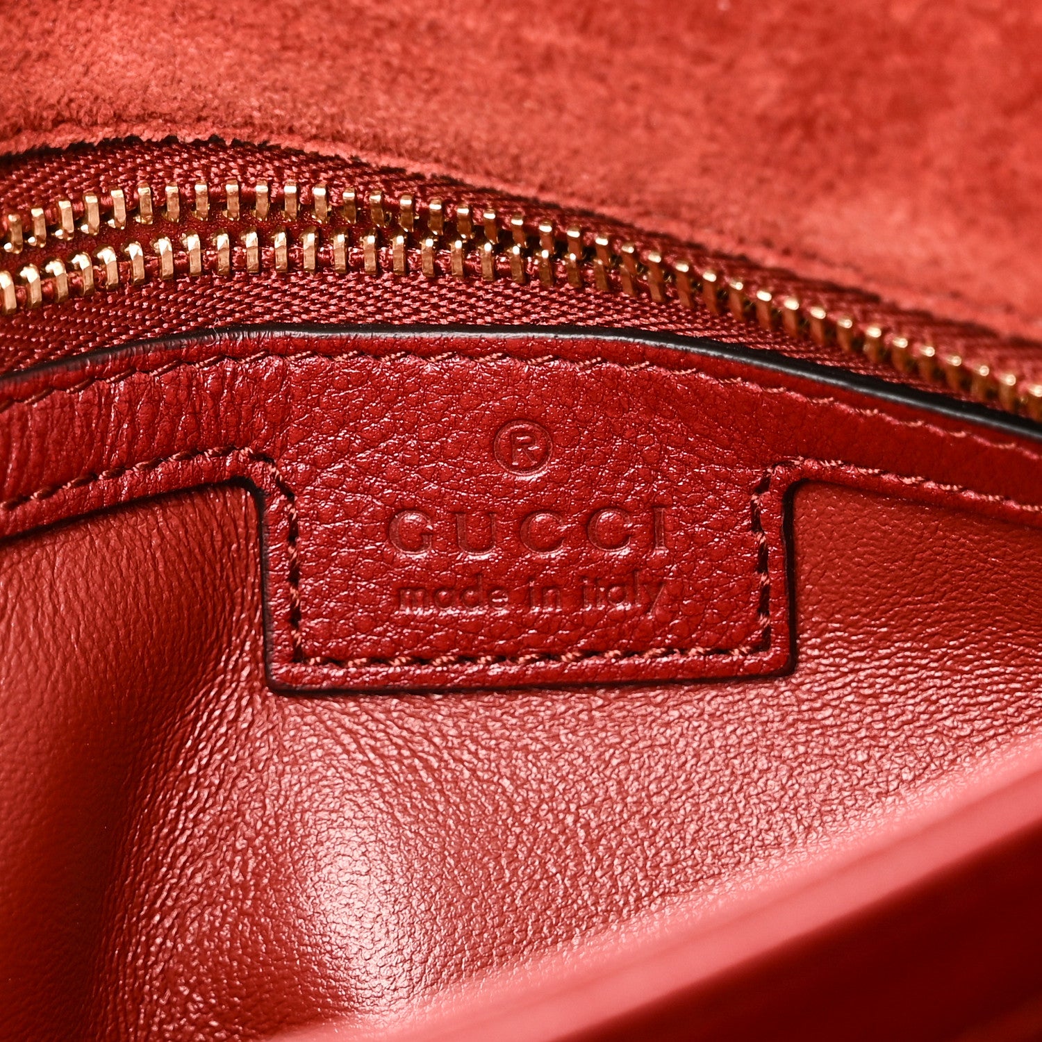 Gucci Suede Talco Roxy Calfskin Web Medium Blondie Shoulder Flap Bag Blondie Red 6 of 10