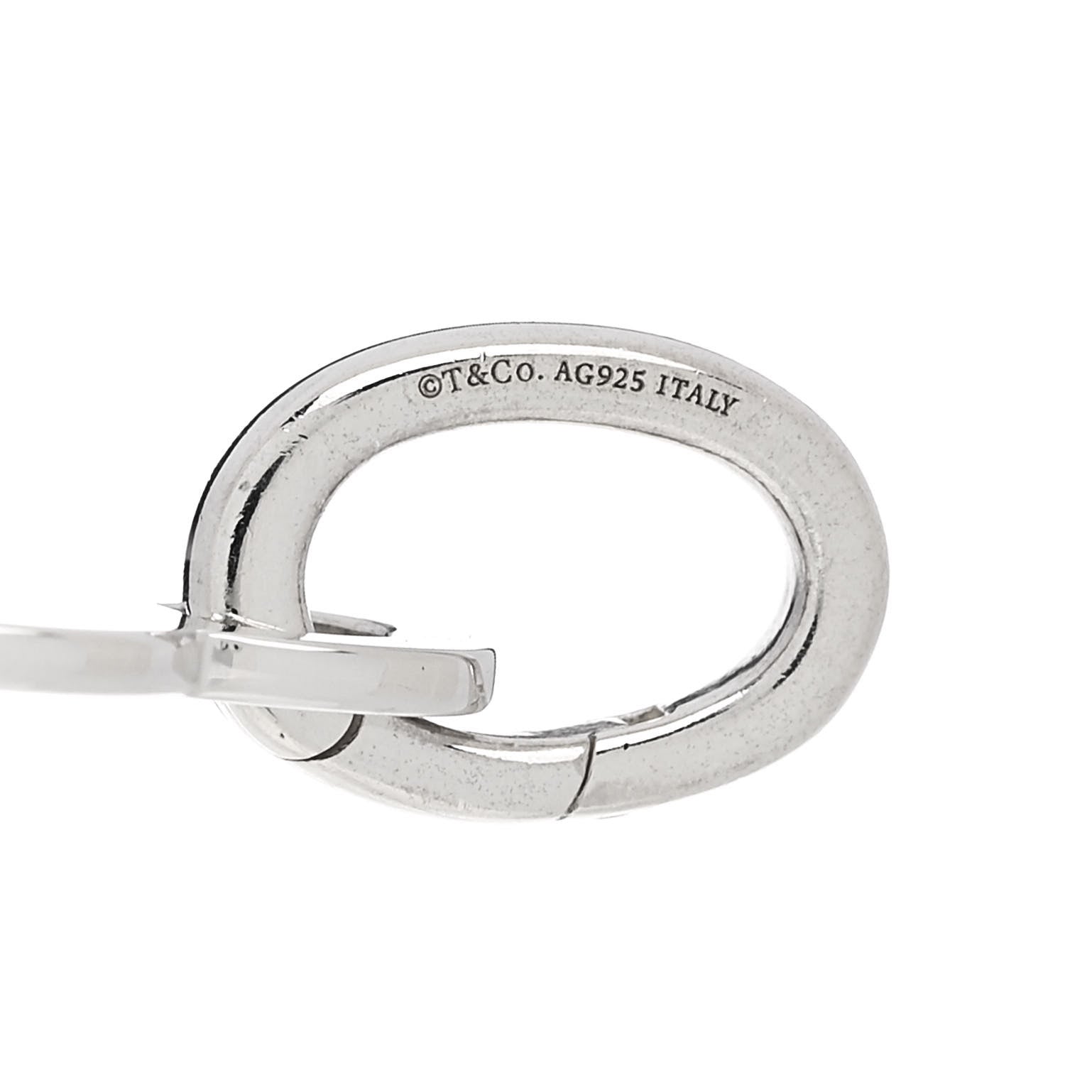 Tiffany Sterling Silver Heart Tag Charm 4 of 5