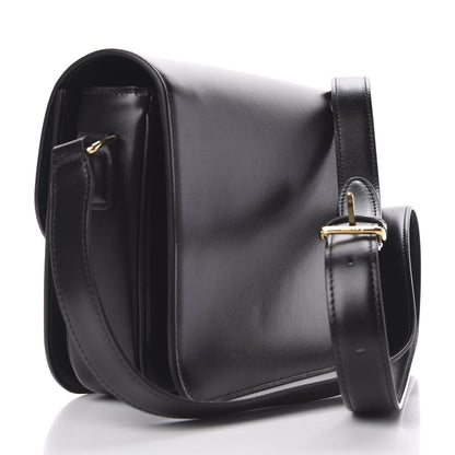 Celine Shiny Calfskin Medium Triomphe Black 3 of 9