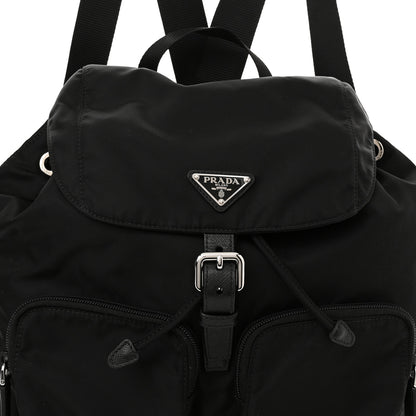 Prada Nylon Vela Large Backpack Black 7 of 9