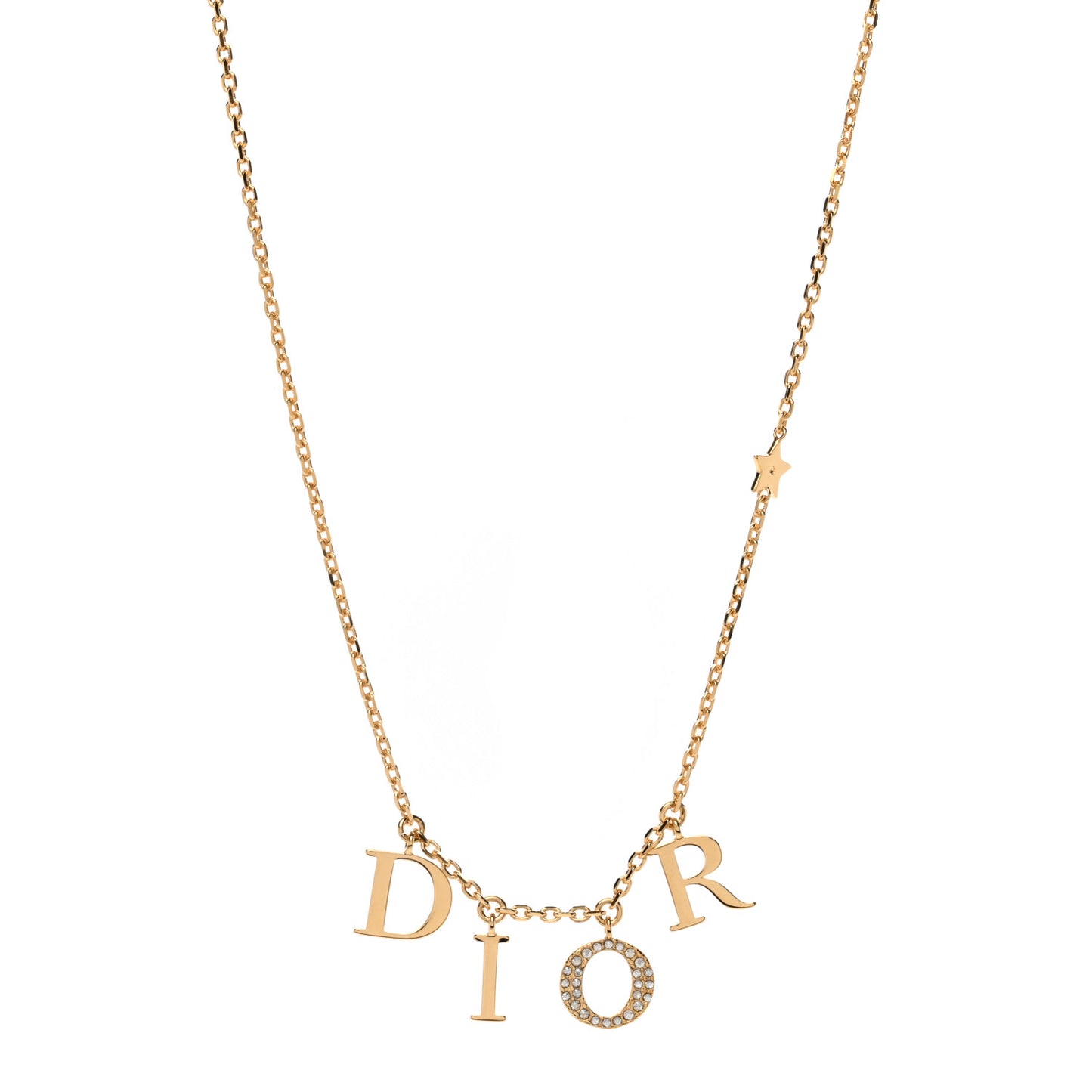 Crystal Dio(r)evolution Necklace Gold