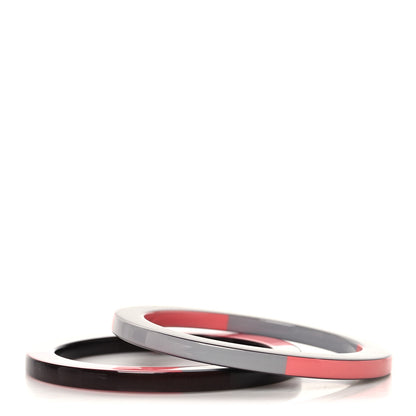 Hermes Lacquered Wood Crudsell 2 Stations Bangles 65 1 of 4