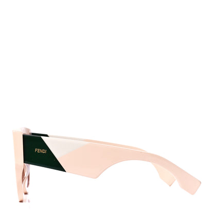 Fendi Facets Square Sunglasses FF 0264/S Pink 3 of 7