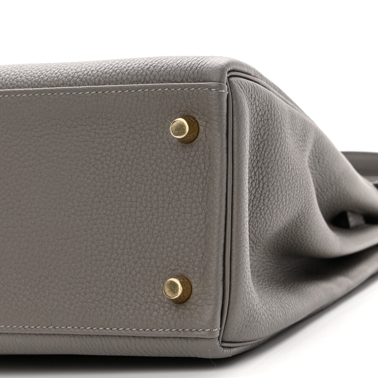 Hermes Togo Kelly Retourne 28 Gris Meyer 10 of 12