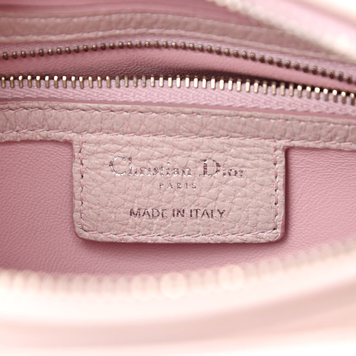 Deerskin Floral Printed Medium Lady Dior Pink