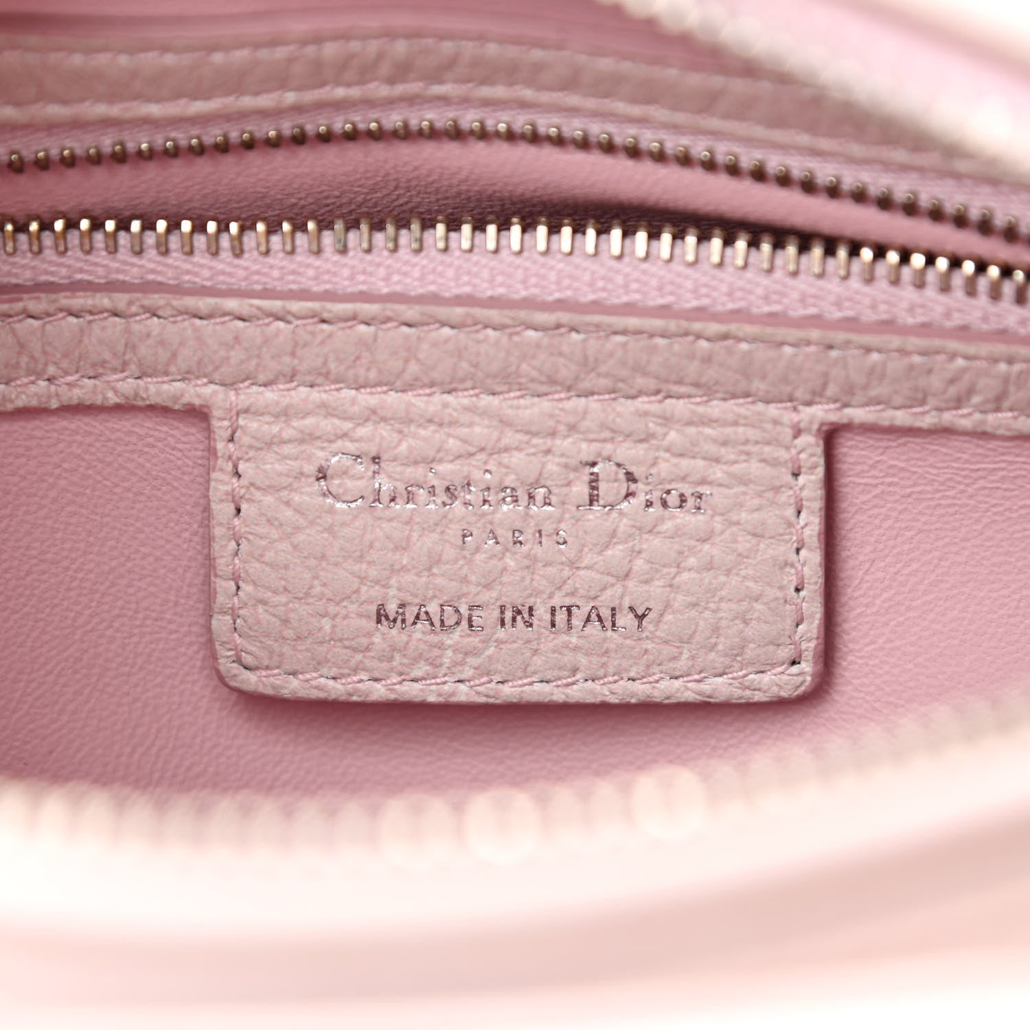 Christian Dior Deerskin Floral Printed Medium Lady Dior Pink 6 of 9