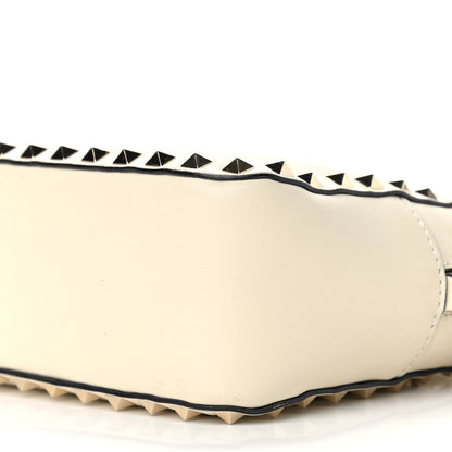 Valentino Garavani Calfskin Rockstud Top Handle Camera Crossbody Bag Ivory 8 of 12