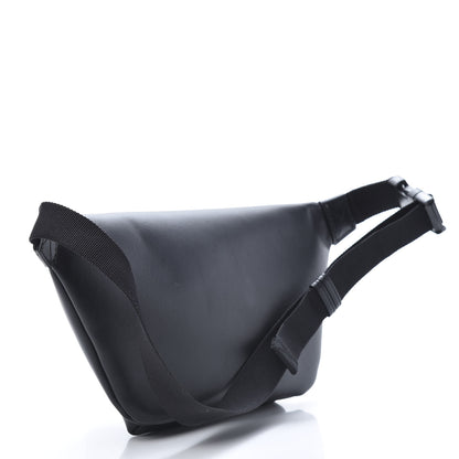 Balenciaga Supple Calfskin Signature Logo Large Everyday Beltpack Black 3 of 10