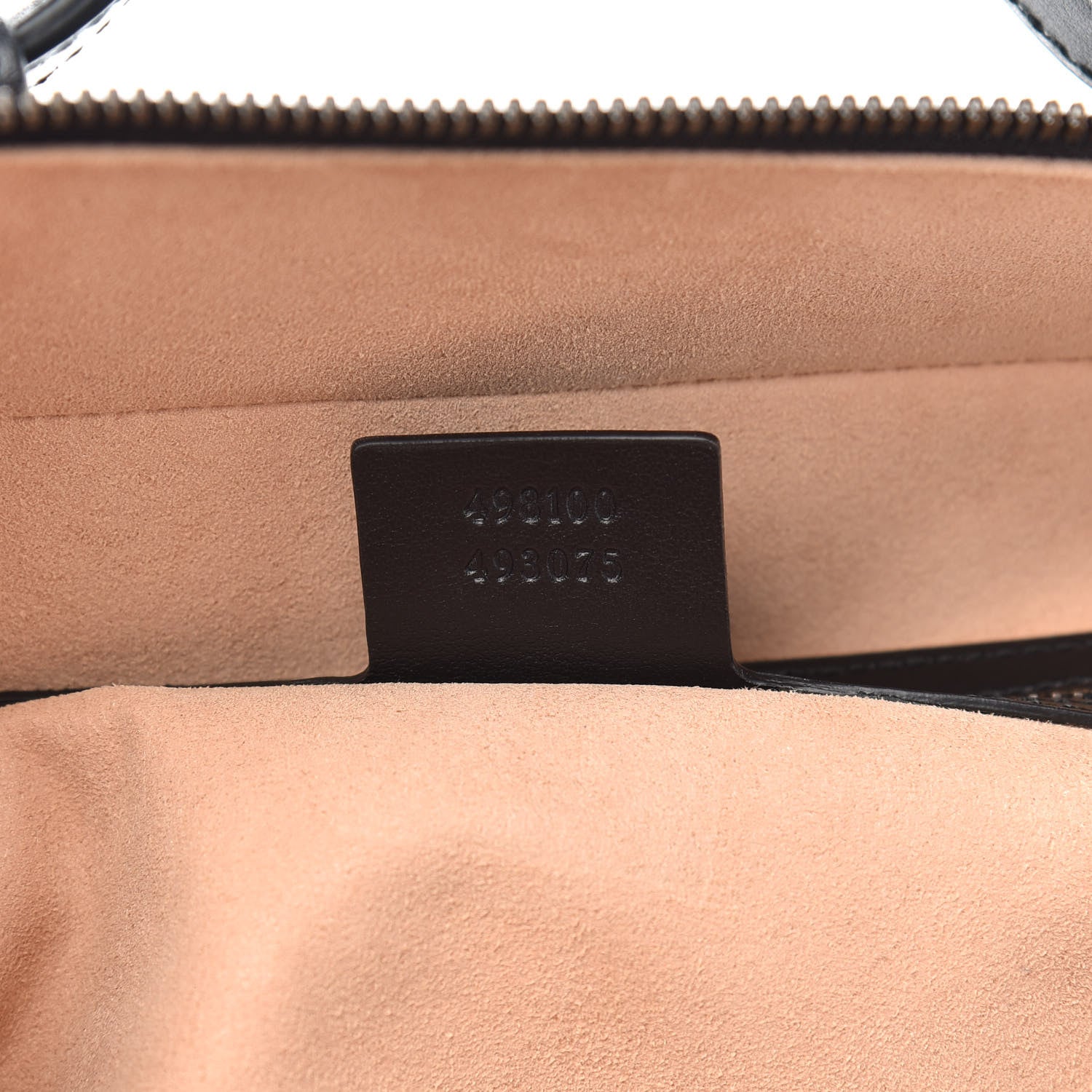 Gucci Calfskin Matelasse Sylvie Web Small GG Marmont Top Handle Shoulder Bag Black 7 of 11