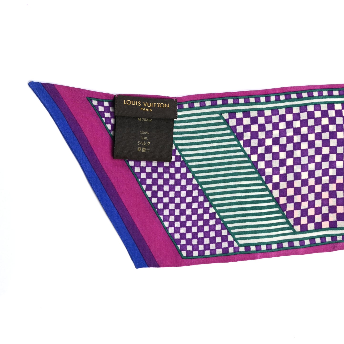 Silk Damier Aquarelle Bandeau