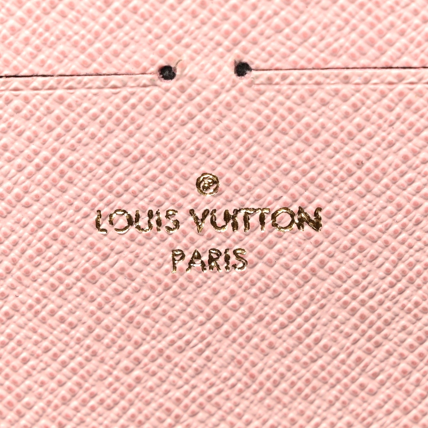 Monogram Clemence Wallet Rose Ballerine