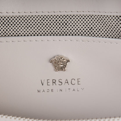Versace Calfskin Small Palazzo Empire Bag Black Red White 6 of 6