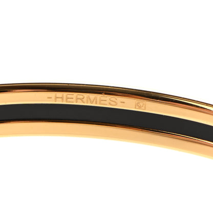Hermes Enamel Printed Extra Narrow Plain Bracelet 62 Rouge H 4 of 5