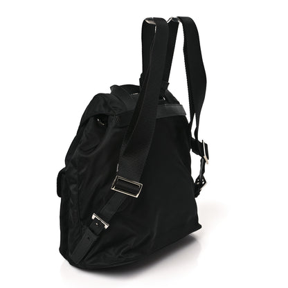 Prada Tessuto Nylon Saffiano Small Backpack Black 2 of 7