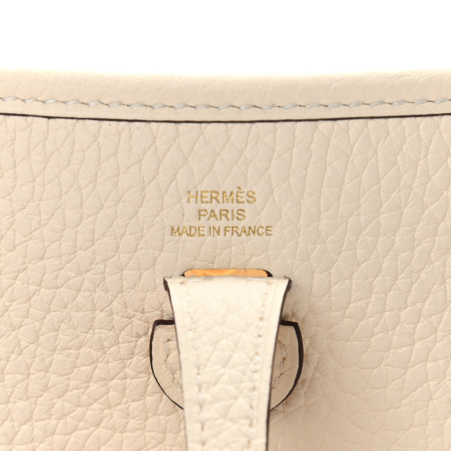 Hermes Taurillon Clemence Amazone Evelyne TPM Nata Craie 6 of 13