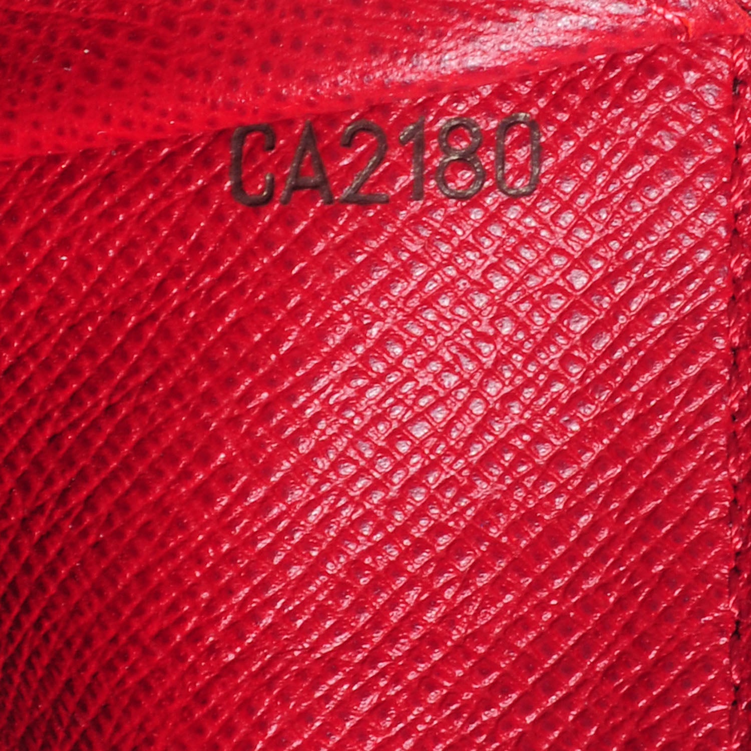 Louis Vuitton Monogram Emilie Wallet Red 7 of 7