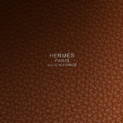Hermes Taurillon Clemence Picotin Lock 22 MM Gold 6 of 13