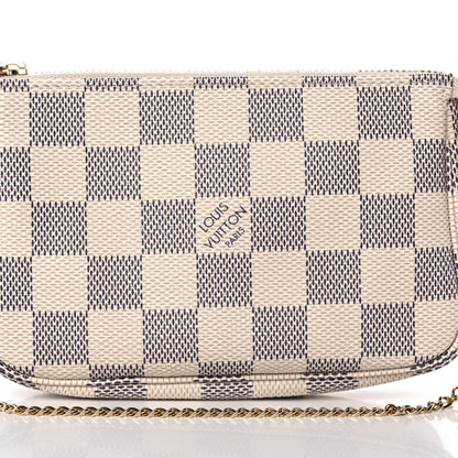 Louis Vuitton Damier Azur Mini Pochette Accessories 7 of 12