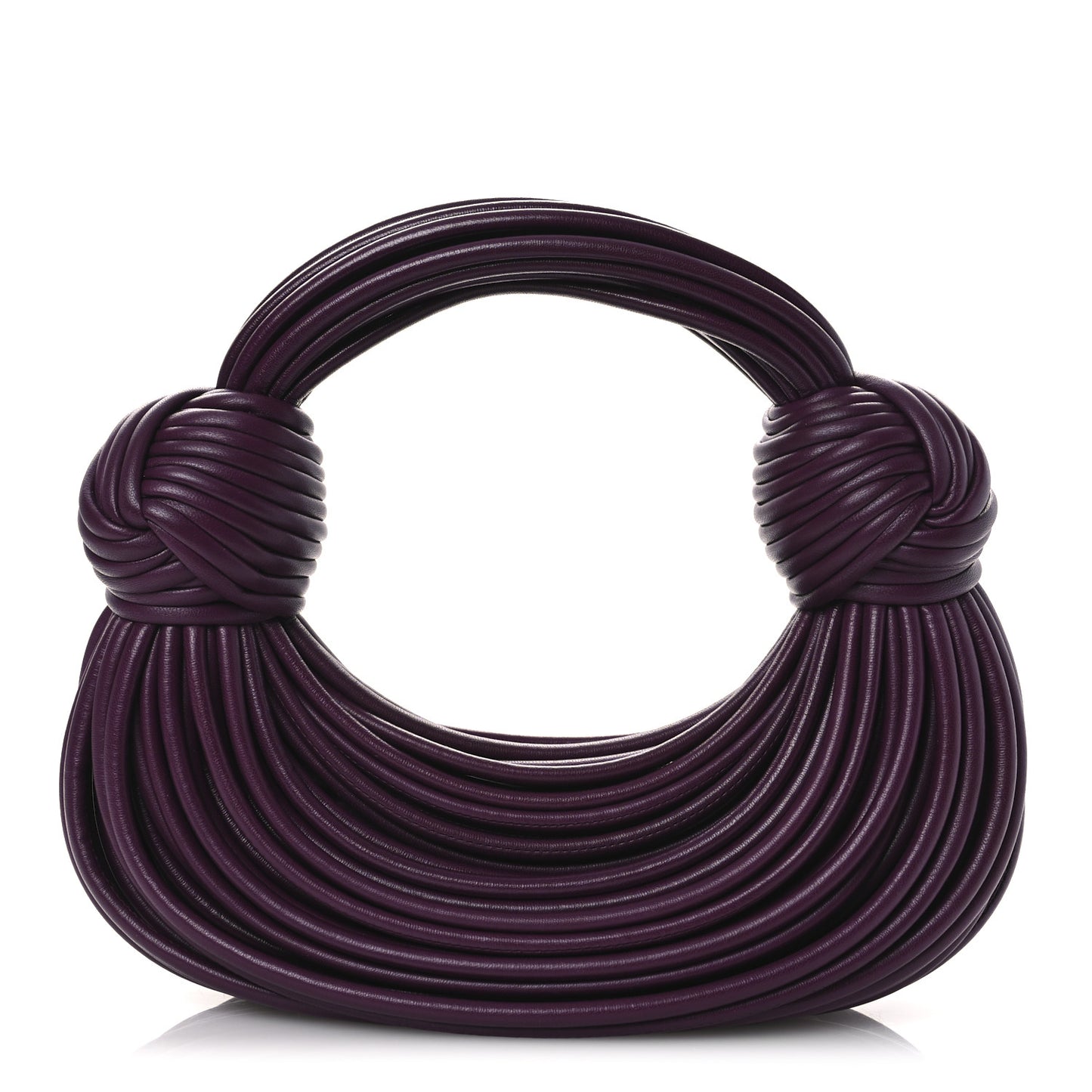Nappa Mini Tubular Double Knot Grape