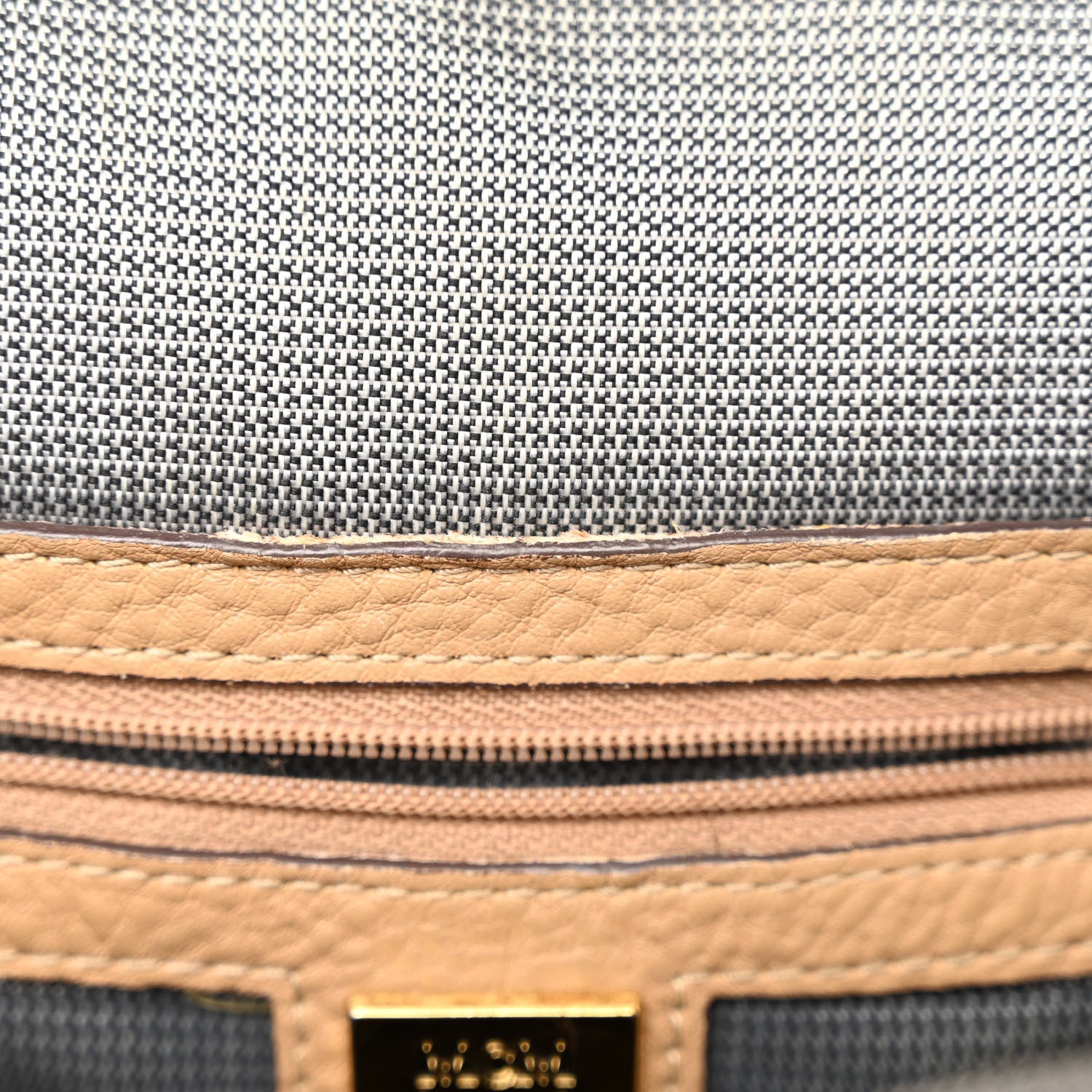 MCM Visetos Side Stud Mini Stark Backpack Beige 10 of 11