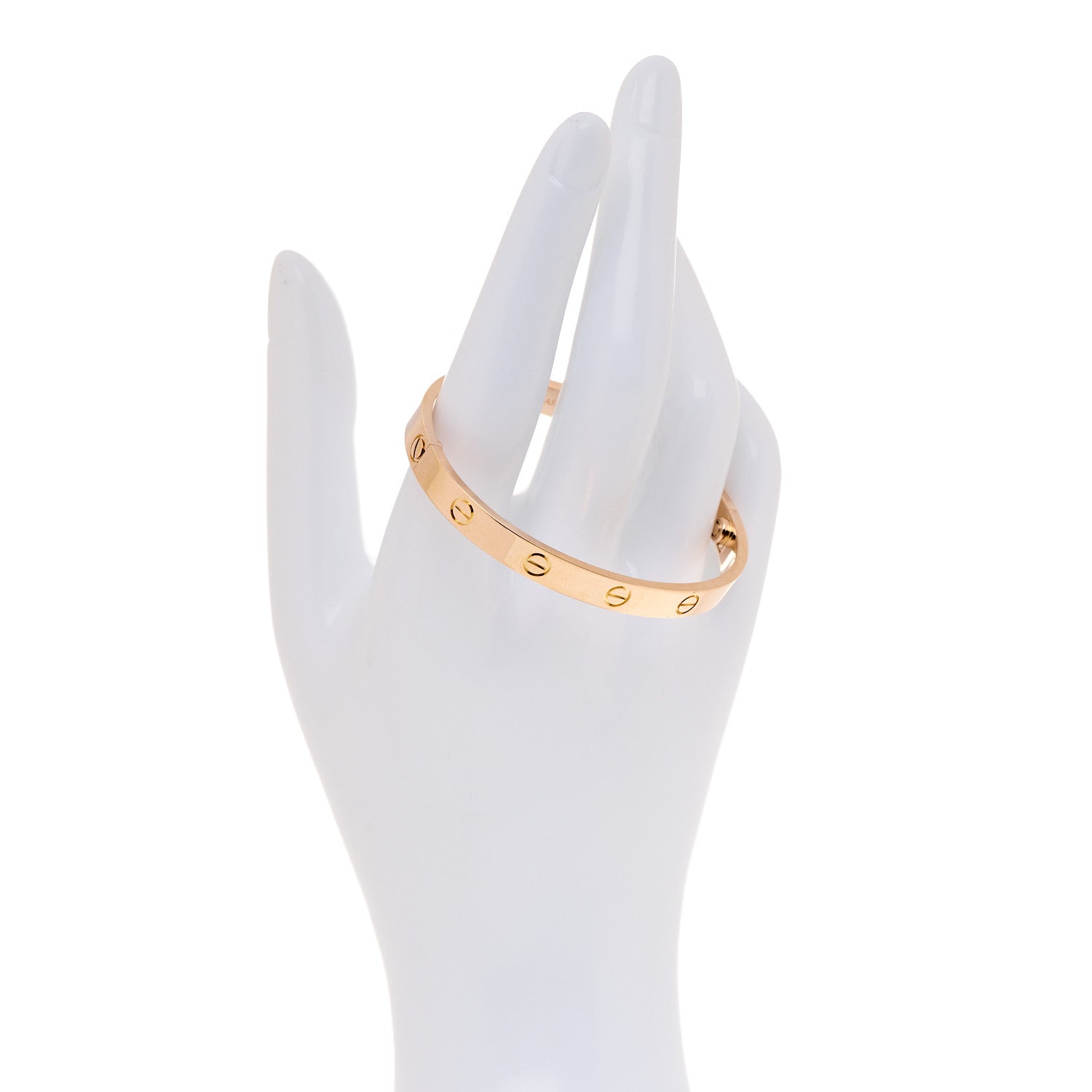 Cartier 18K Pink Gold LOVE Bracelet 17 2 of 10
