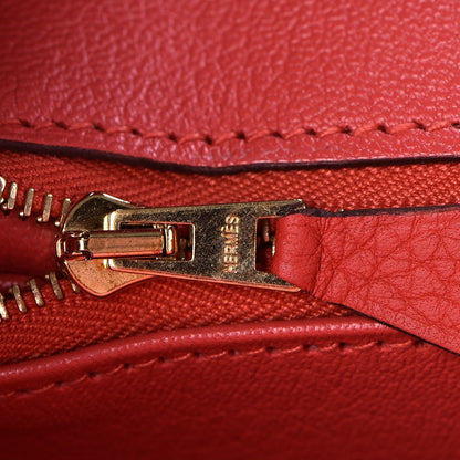 Hermes Togo Birkin 30 Rouge Tomate 13 of 35
