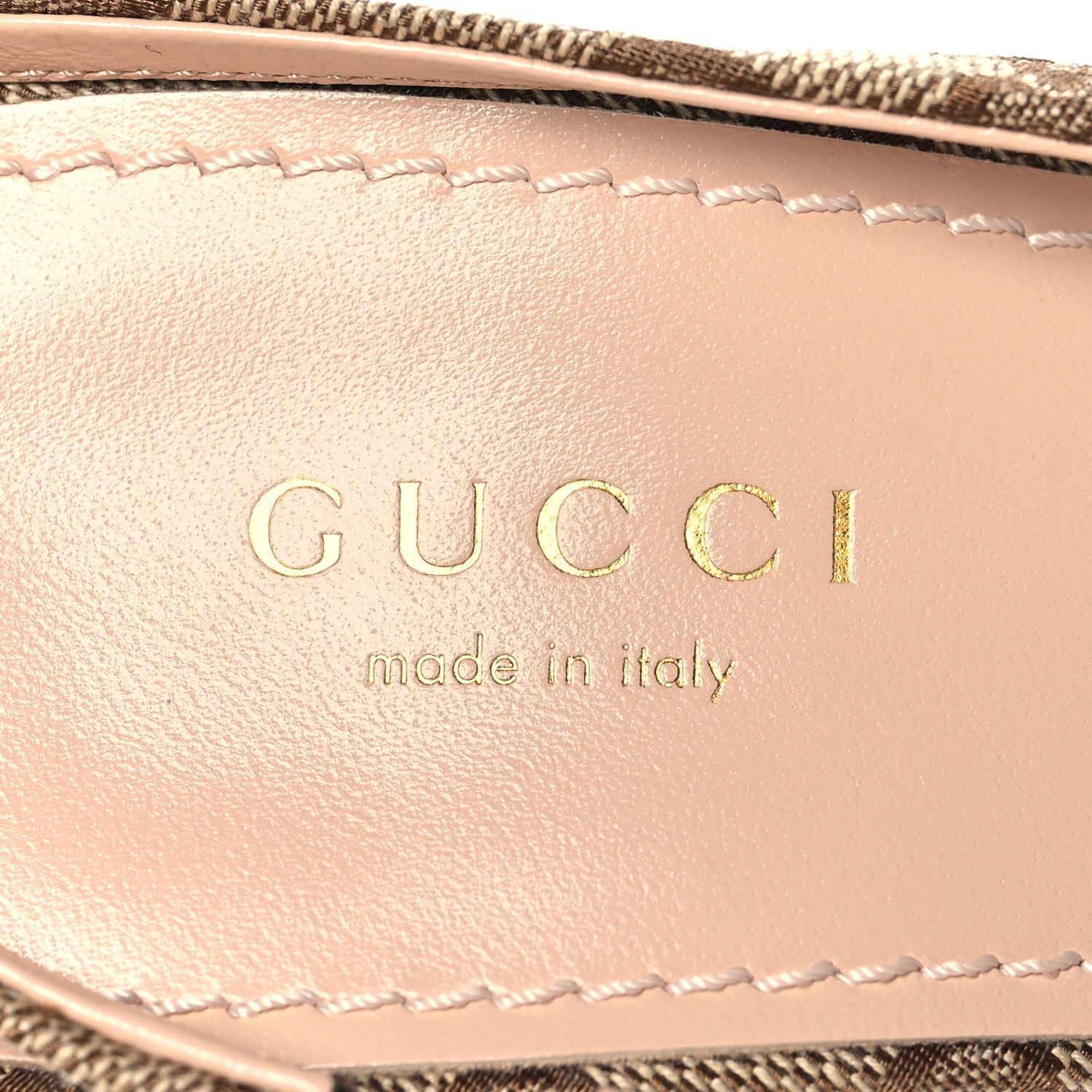 Gucci Monogram Horsebit Slingback Pumps 39.5 Beige Ebony Cocoa 9 of 10