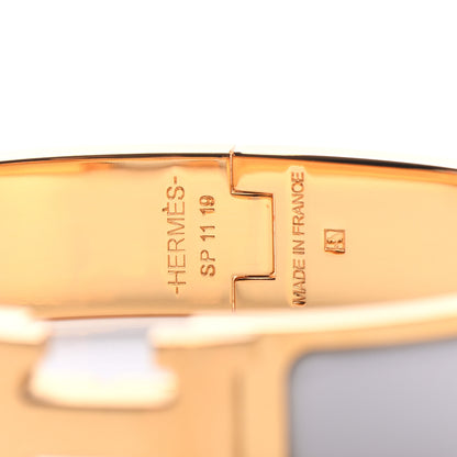 Hermes Enamel Narrow Clic Clac H Bracelet PM White 4 of 6