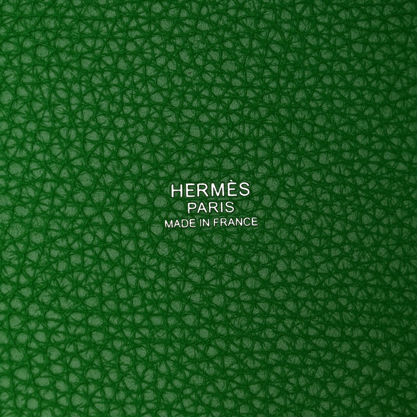 Taurillon Clemence Monochrome Picotin Lock 18 PM Bambou