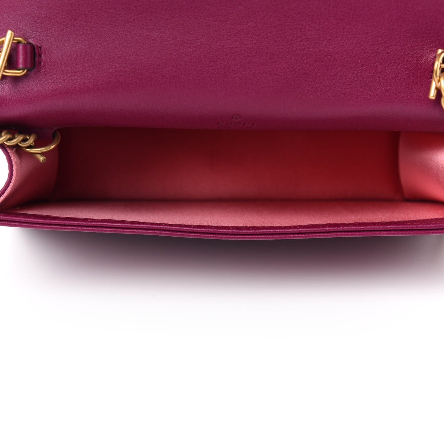 Velvet Matelasse GG Marmont Mini Bag Fuchsia Violet Cyclamen