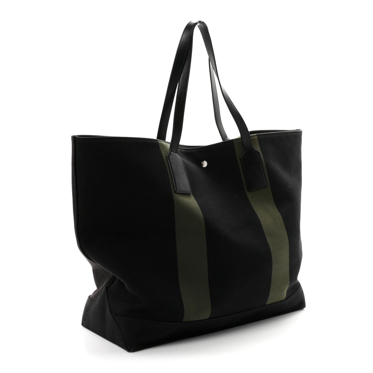 Canvas Beach Shopping East West Tote Black
