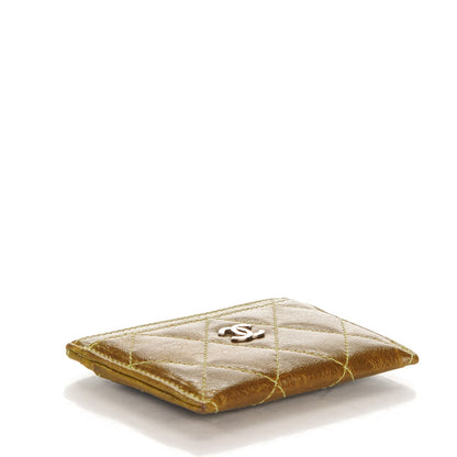Chanel Llama Quilted Card Holder Green 4 of 8