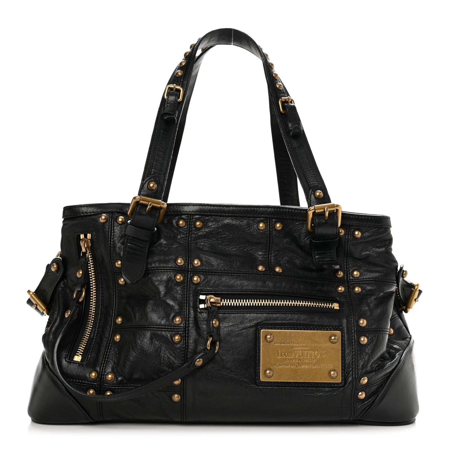 Lambskin Riveting Black
