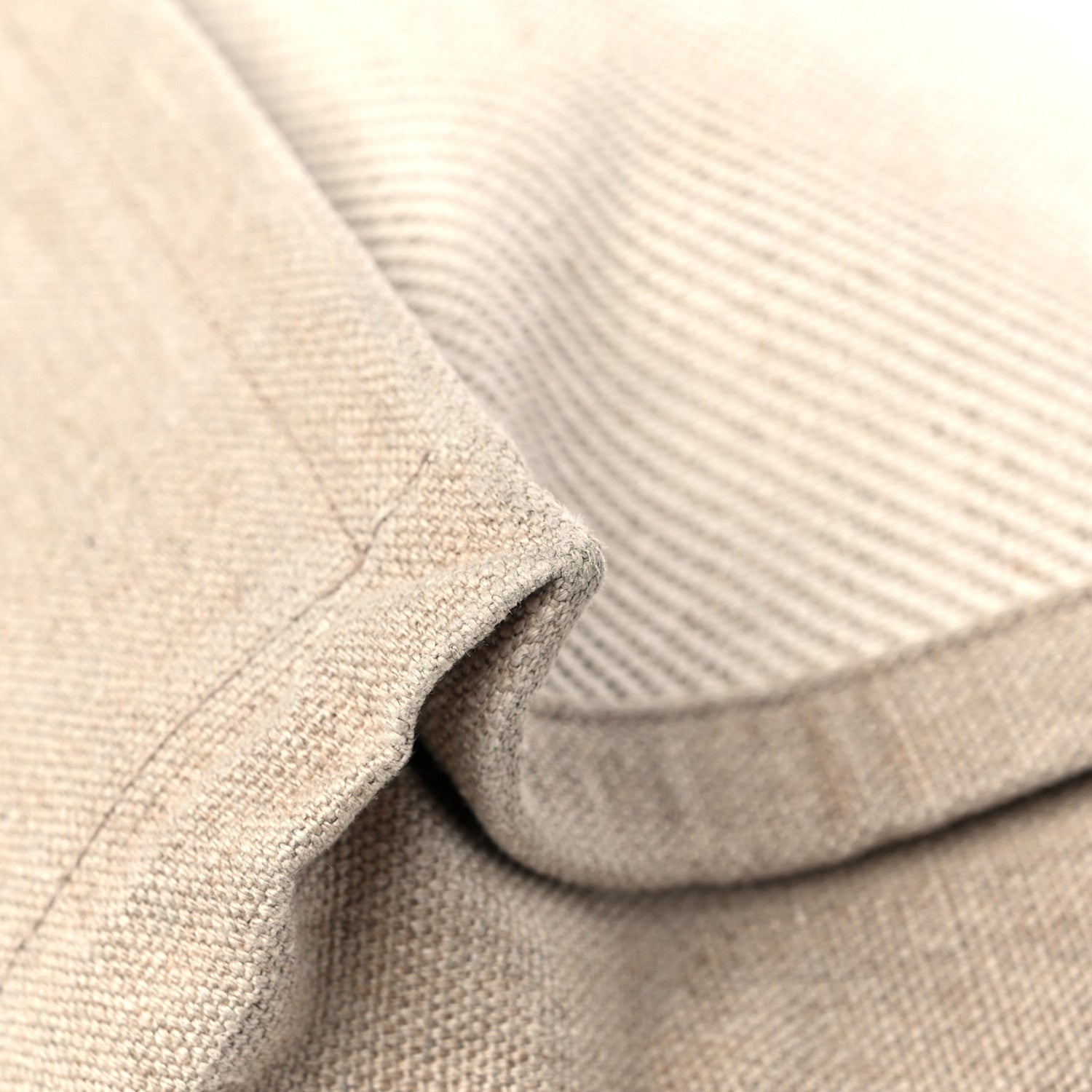 Saint Laurent Linen Calfskin Rive Gauche Tote Beige Sea Salt 11 of 16