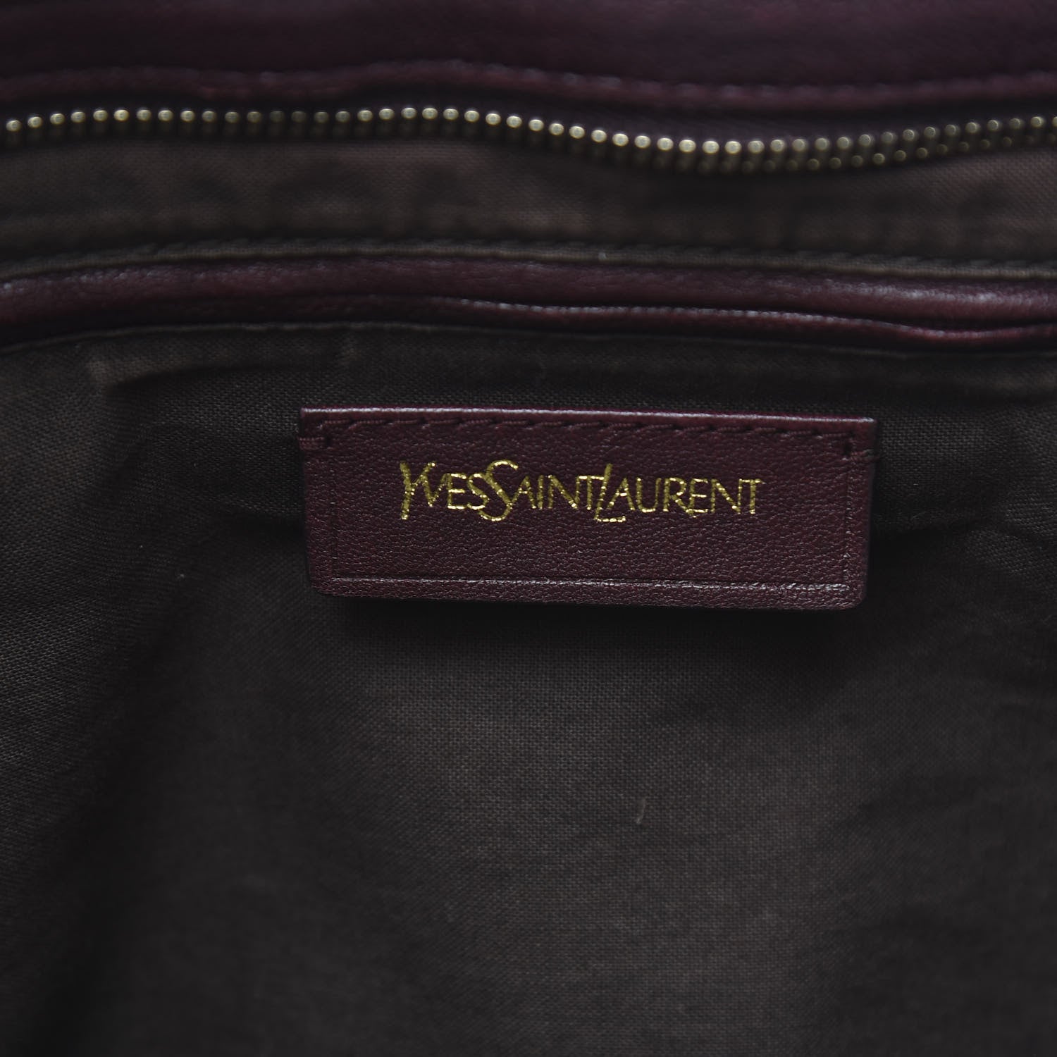 Saint Laurent Sheepskin Medium Cabas ChYc Plum 6 of 20