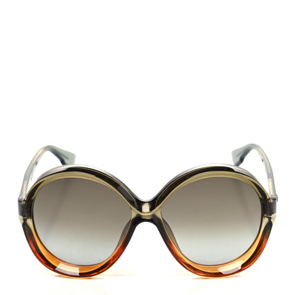 Christian Dior Diorbianca Round Sunglasses Brown 2 of 9